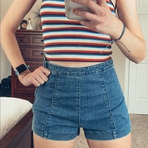 H&M High-Waisted Jean Shorts!!